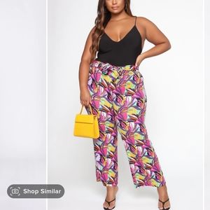 FN Abstract Print Pants